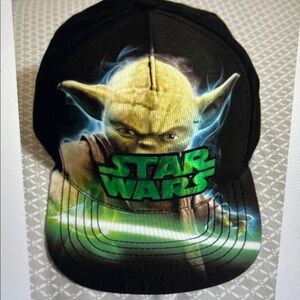 Star Wars Yoda adult one size  Hat - Black and Green